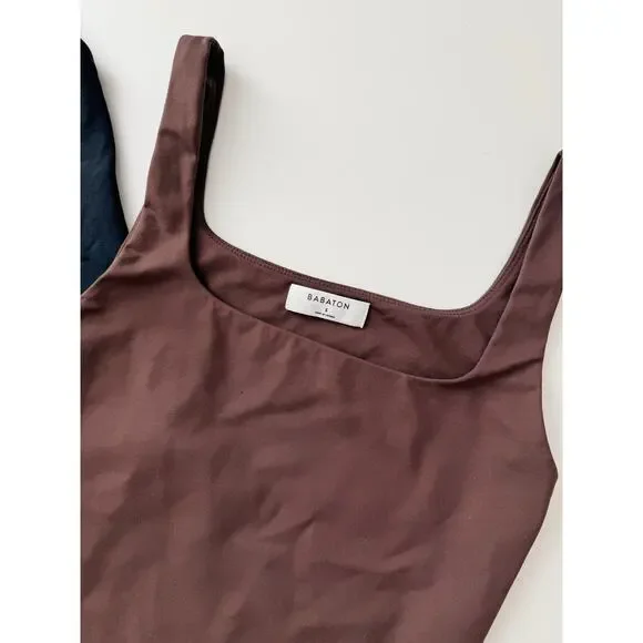 Aritzia babaton square neck bodysuit set - size small - Picture 2 of 4